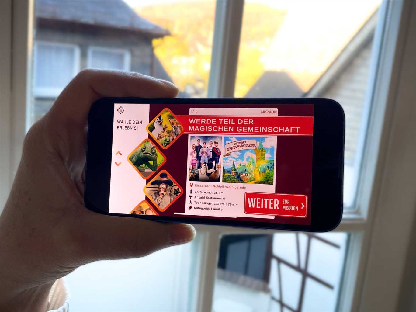 Blick auf die App (c) HTV