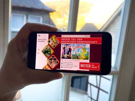 Blick auf die App (c) HTV