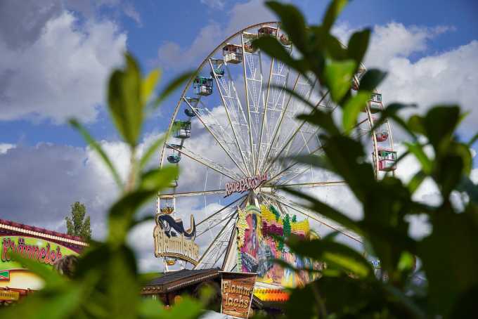 Riesenrad auf der Eisleber Wiese
