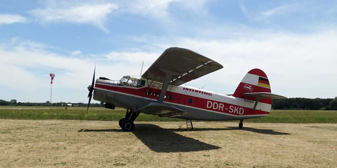 AN 2 der Interflug auf dem Hugo-Junkers-Fest