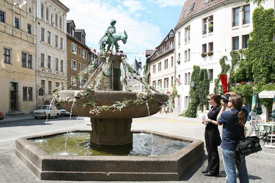 Eselsbrunnen - Alter Markt © Stadt Halle Saale | Thomas Ziegler