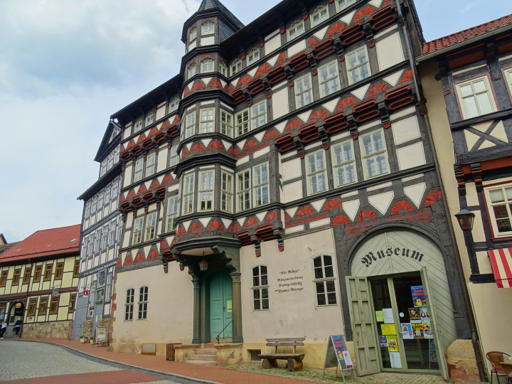 Museum Alte Münze mit historischem Fachwerk in Stolberg im Harz
