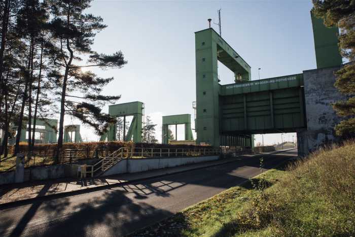 Schiffshebewerk in Magdeburg-Rothensee