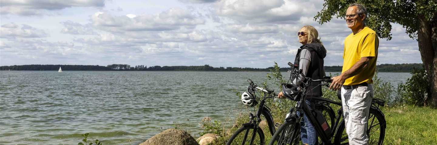 Radfahren auf dem Altmark Rundkurs am Arendsee