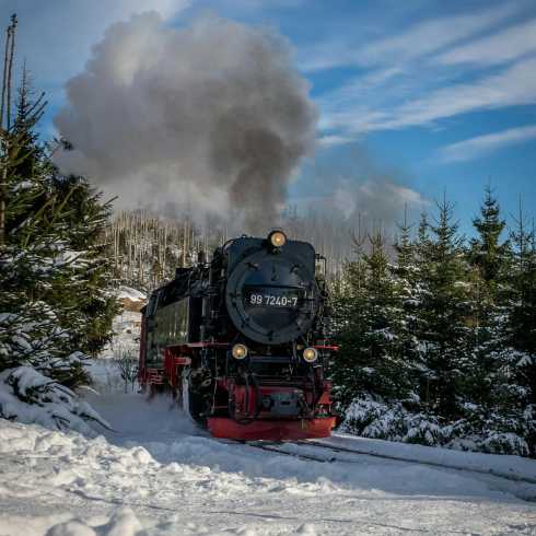 Unterwegs mit der Brockenbahn